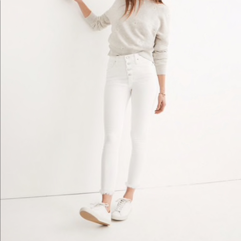 NEW Madewell White Jeans